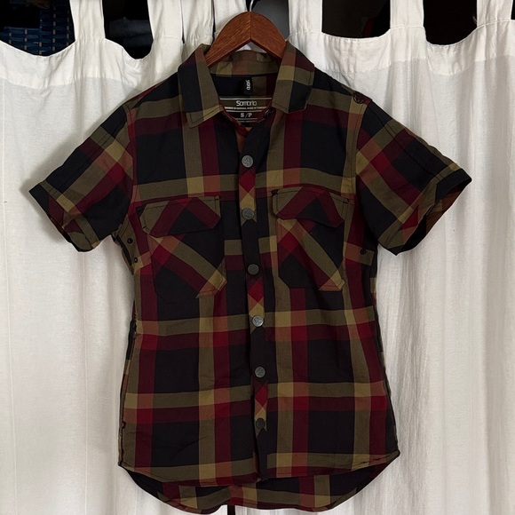 Sombrio Dresses & Skirts - Sombrio Plaid Button-Down Shirt